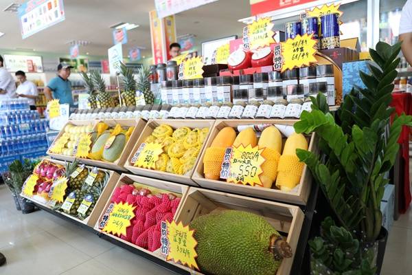 樂東牽手中石化讓農副產品“入駐”高速服務區