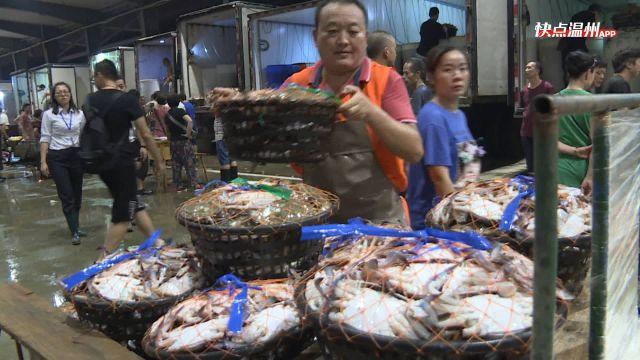 溫州中秋小長假 海鮮活蹦亂跳，水產品貨源充足
